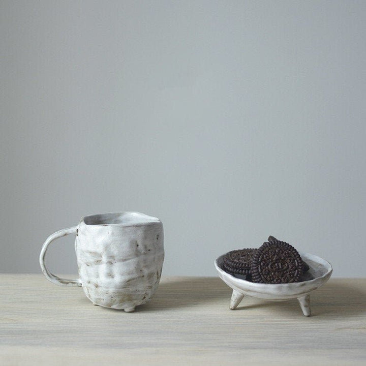 2X1 Stoneware Mug Set - -