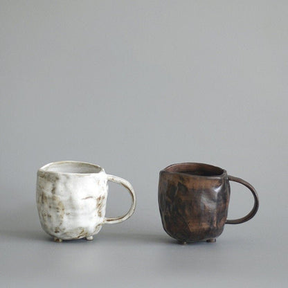 2X1 Stoneware Mug Set - -