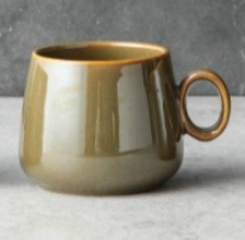 Retro Mug 2 for 1, 10.1oz| Latte Mug, Stoneware Mug, Ceramics Modern Mug, Japanese Pottery Mug - InnerUnionHome