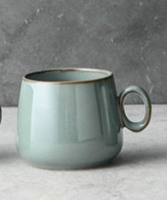 Retro Mug 2 for 1, 10.1oz| Latte Mug, Stoneware Mug, Ceramics Modern Mug, Japanese Pottery Mug