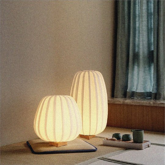 Asian Table Lamp With Oval Shape | Mid Century Table Lamp, Asian, Japanese, Scandinavian, White Lampshade, Desk Lamp, Bedside Light, Lantern - TABLE LAMP -