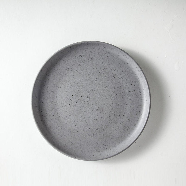 Bistro Ceramic Tableware Grey Crockery Nordic Plate | All-Season Tableware Plate. Ceramic Crockery - -