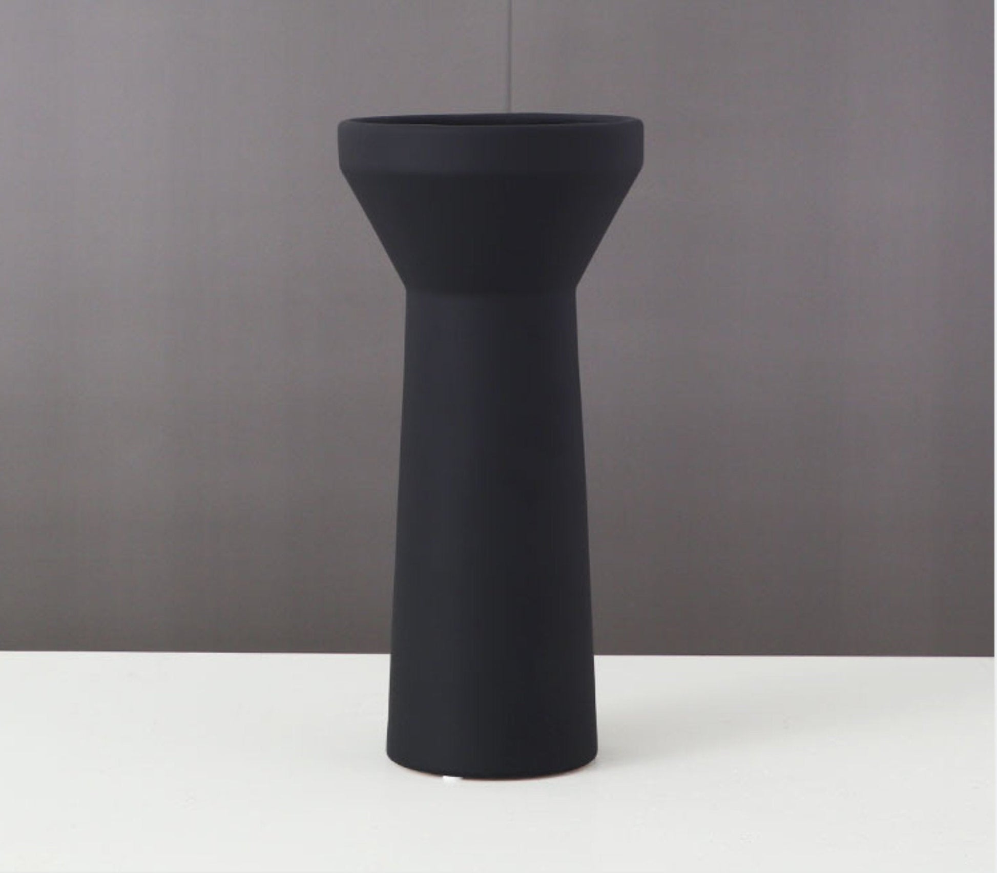 Black and White Vase Ceramic Table Vase | Zen Decor, Ceramic Vase, Minimalist Vase Ceramic, - -