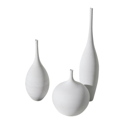 Black and White Vase | Ceramic Vase, Minimalist Vase Ceramic, White Ceramic Vase - -