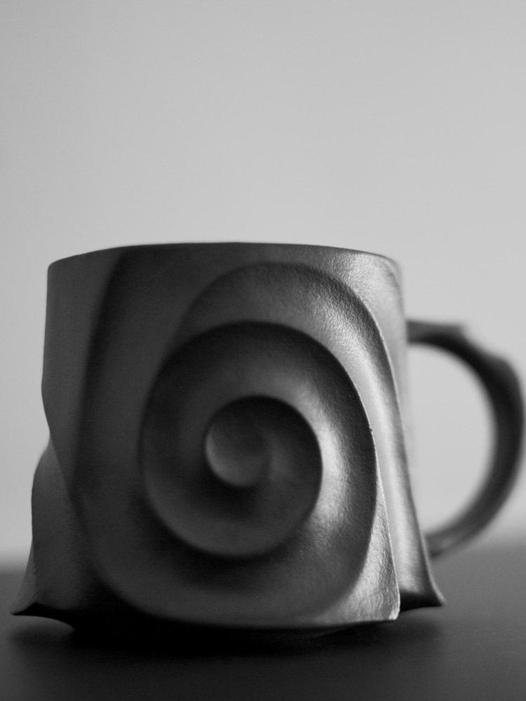 Ceramic Mug Handmade Jingdezhen Ceramic Mug Handmade Mug Kitchen InnerUnion Black 