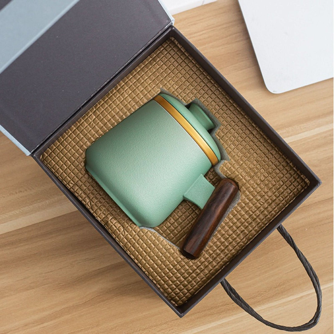 Minimalist Japanese Mug 10.1oz | Latte mug, Green, Purple, Black, Navy - InnerUnionHome