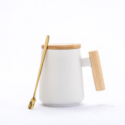 Taza japonesa minimalista de 480 ml/16,2 pulgadas. +2 Descargas digitales de arte gratuitas | Taza de café con leche