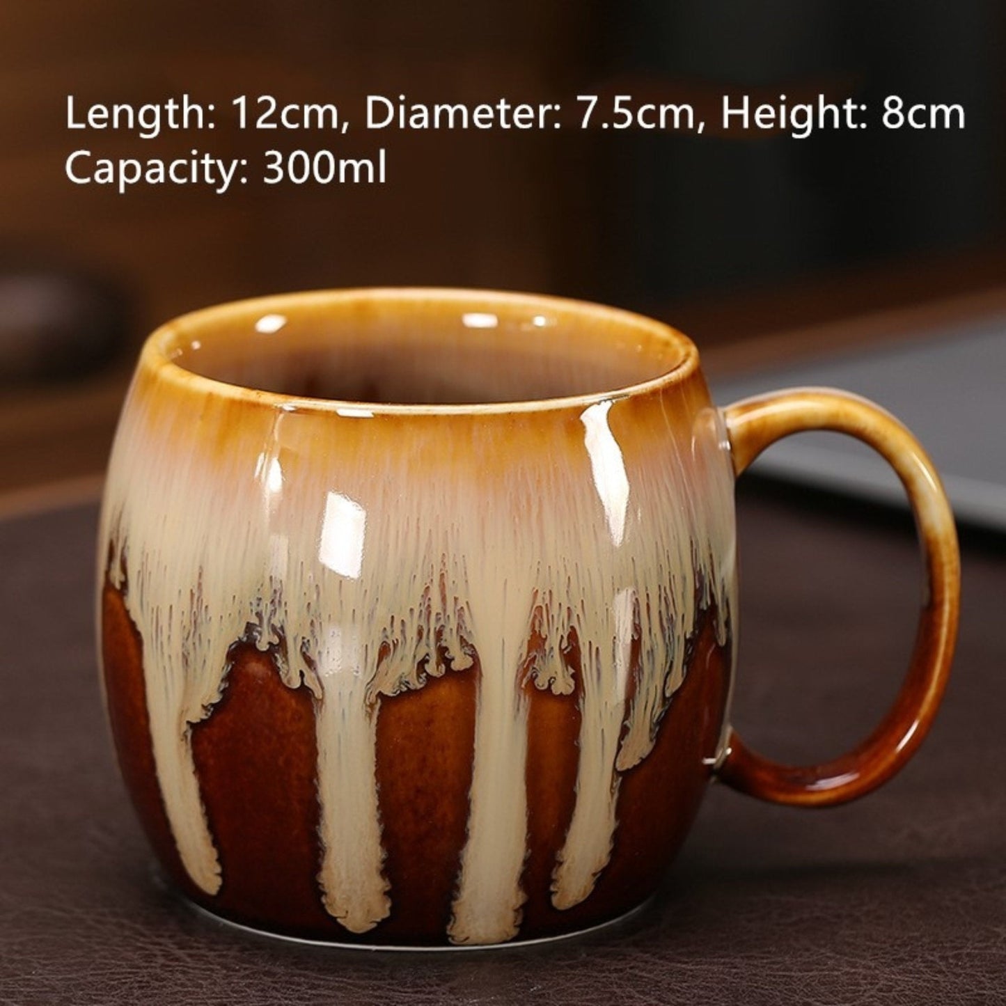 Japanese style mug 10.14oz | unique mug, Colorful Mug Set, Reactive Glazed Mug, Japanese Pottery Mug