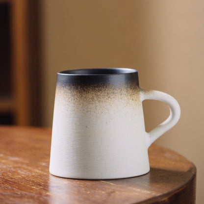 Japanese Pottery Mug 10.14oz, Organic Colors | Stoneware Mug, Custom Latte mug, Stoneware Mug, Ceramic Coffee Mug,
