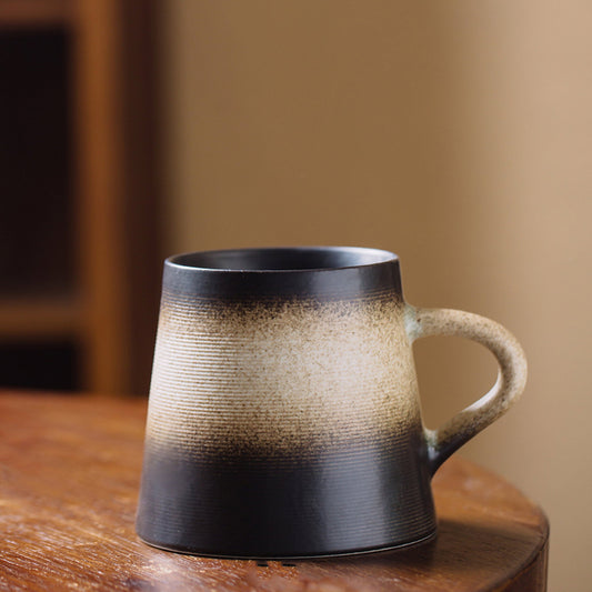 Taza de cerámica japonesa de 10.14 oz, colores orgánicos | Taza de gres, taza de café con leche personalizada, taza de gres, taza de café de cerámica,