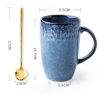 Pottery Glazed Mug 20.2oz | Ceramic Travel Mug, Large Coffee Mug, Custom Latte mug, Stoneware Mug, Ceramic Coffee Mug,