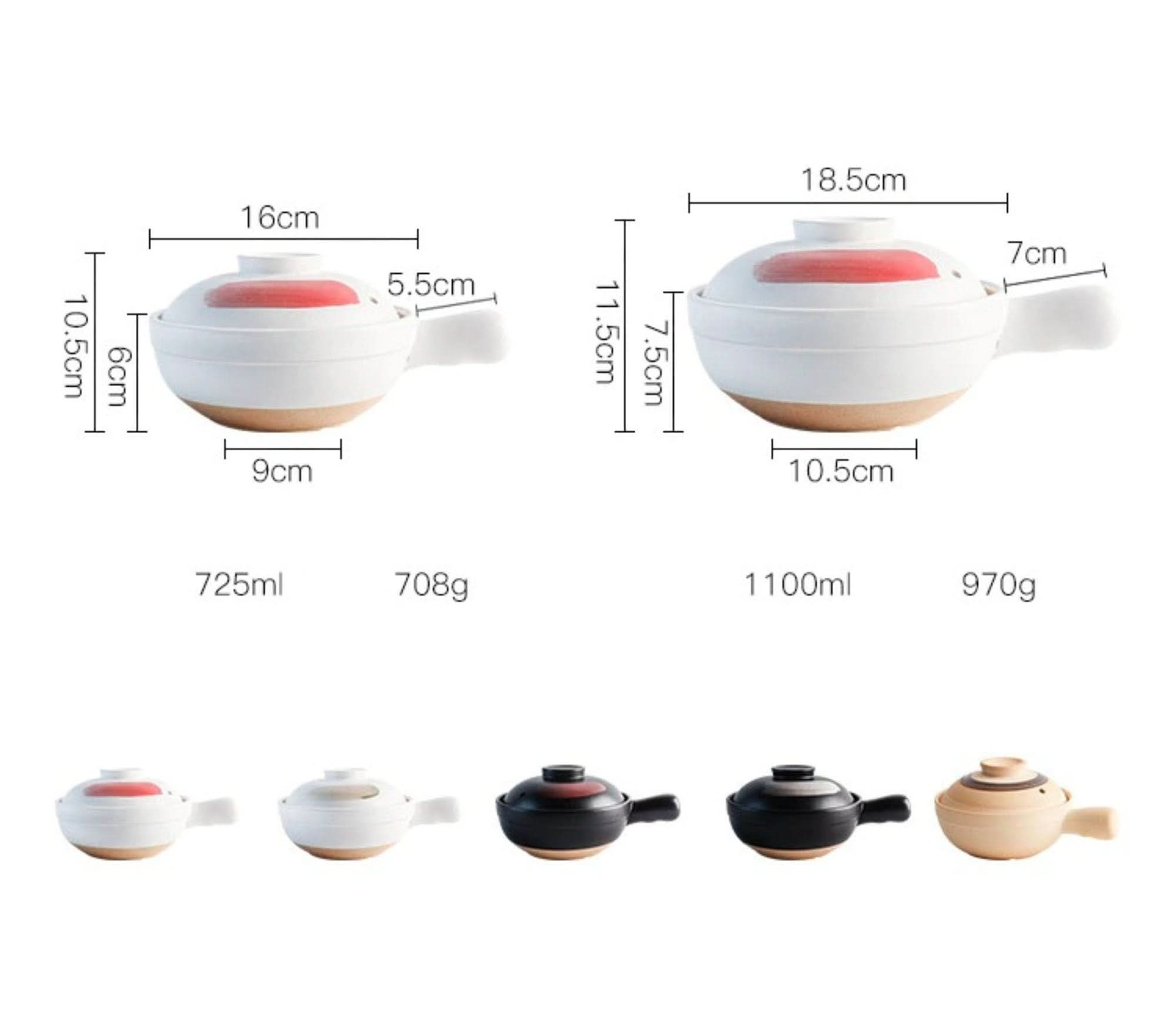 Rustic unglazed stoneware baking plates in Japanese ceramic, pottery style. Available in white and black.