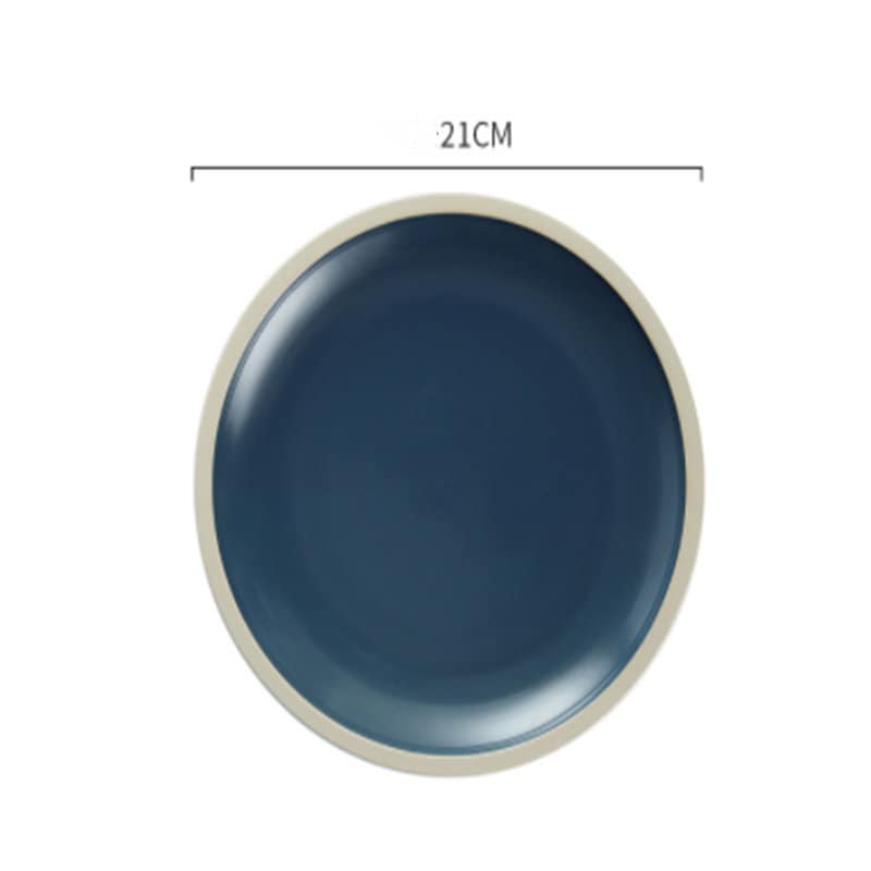 Ceramic Matt Plates With Scandinavian Colors 8" and 10" | Dinnerware Set, Housewarming, Tableware Set