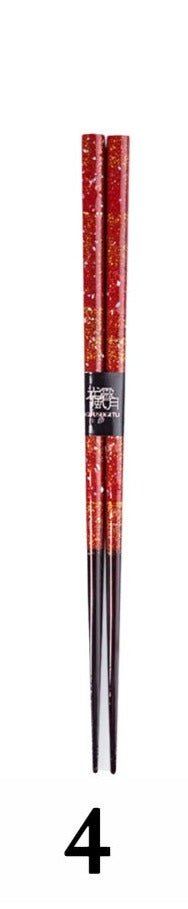 Imported Japanese Handmade Wooden Chopsticks Household | Japanese Starry Sky Chopsticks, Wedding Gift, Chopsticks - -