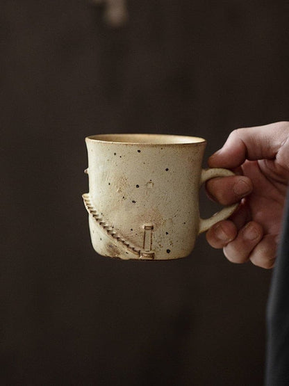 Japan Imported Lighthouse Mug | Stoneware Hand-Made - -