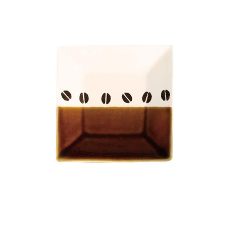 Japan Imported Mino Burn Ceramic Coffee Cup 8.45oz with coffee bean design