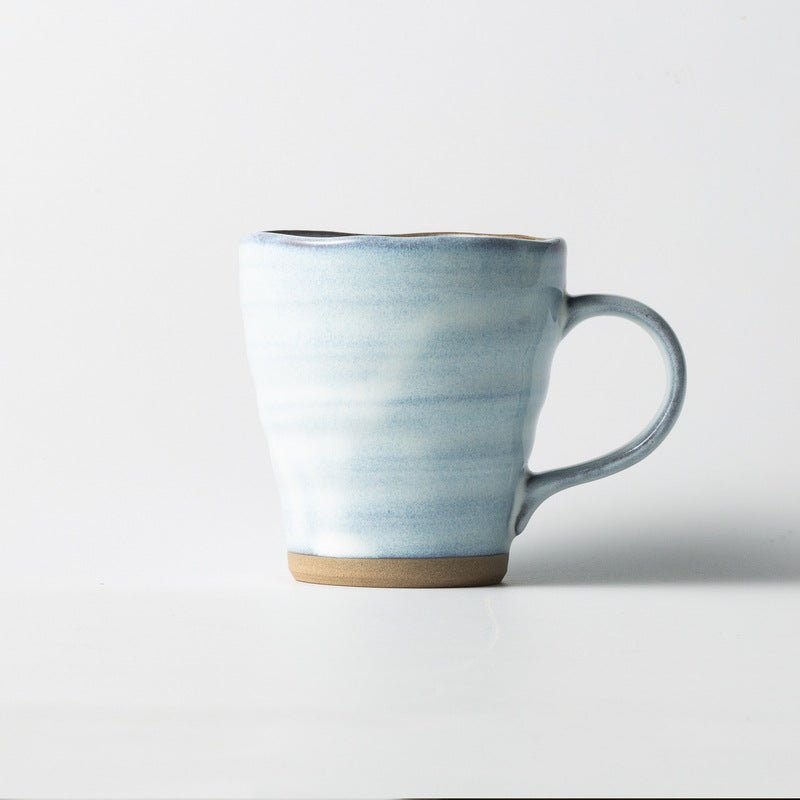 Japan Imported Minoyaki Ceramic Mug with Underglaze Color - -