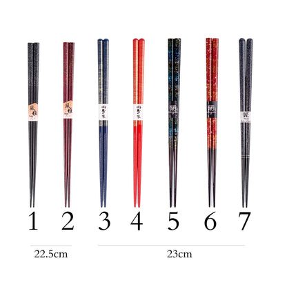 Japanese Handmade Wooden Chopsticks Household | Japanese Starry Sky Chopsticks, Wedding Gift, Chopsticks - -