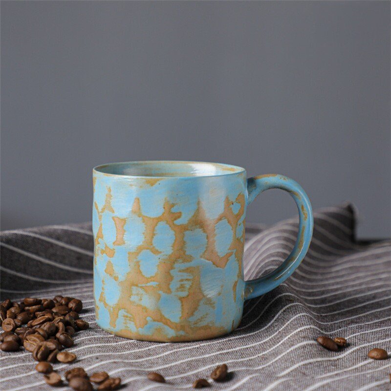 Japanese Style Ceramic Coffee Cup Retro Mug - -