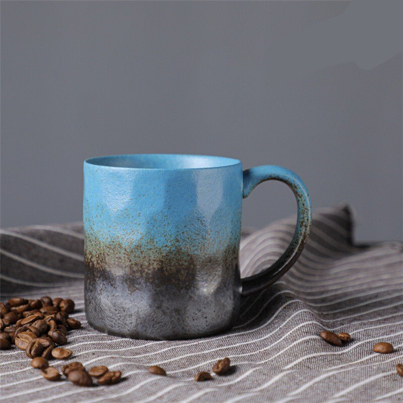 Japanese Style Ceramic Coffee Cup Retro Mug - -