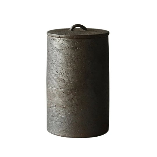 Japanese Style Raw Rustic Tea Jars | Storage Jar, Tea, Coffee, Sugar, Spices, Herbs - -