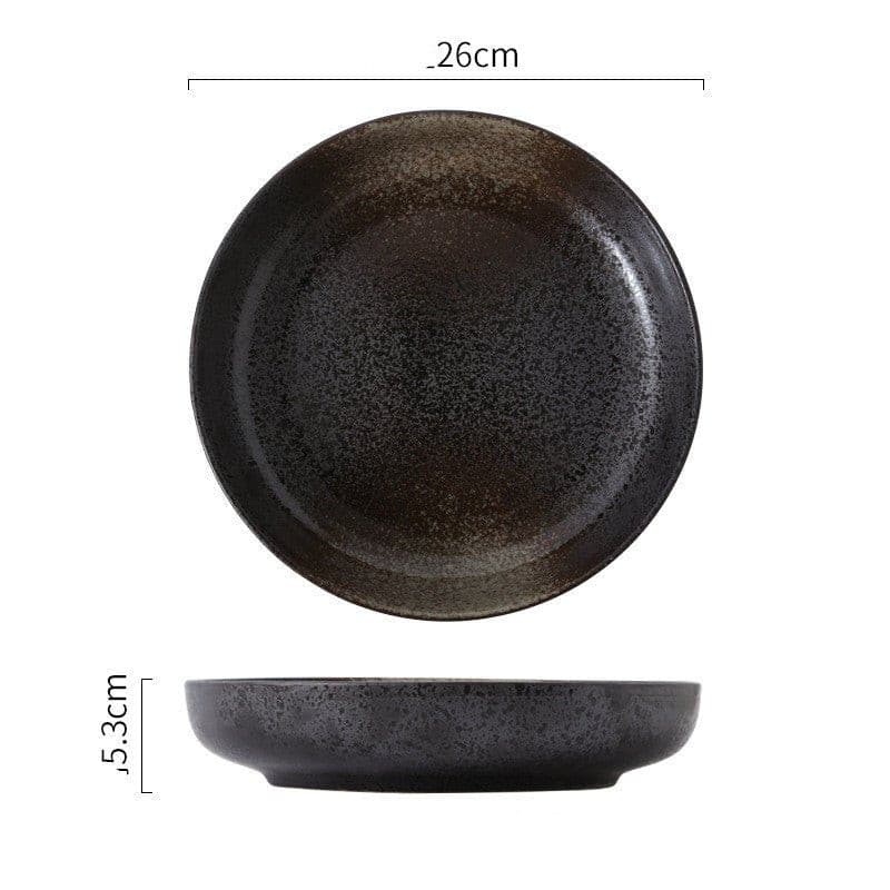 Japanese-Style Simple Tableware, Ceramic Dishes, Creative Salad Dishes, Deep Discs - HomeDecor -