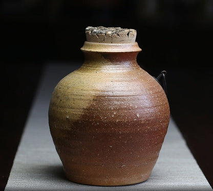 Japanese Wabi-Sabi Distressed Kilns Jars | Tea Jar, Ceramic Vase, Tea Room - -