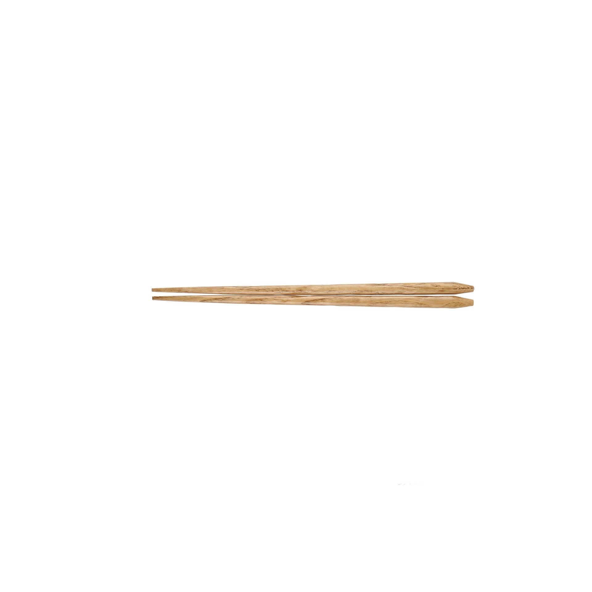 Natural wooden Japanese chopsticks with carvings, set of 2