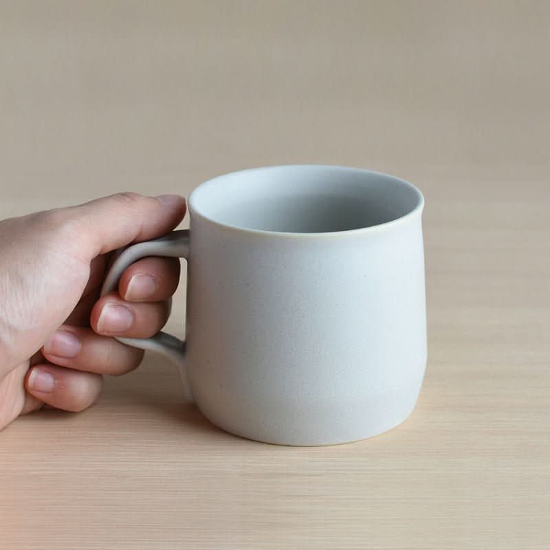 Minimalist Hand-Made Ceramic Mug - -