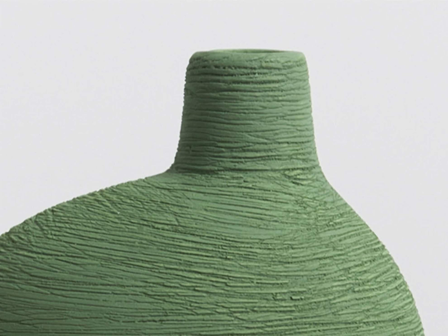 Nordic Abstract Vase With a Rough Texture | Zen Decor, Ceramic Vase, Minimalist Vase, Vases for Flowers, Flower Pots, - -