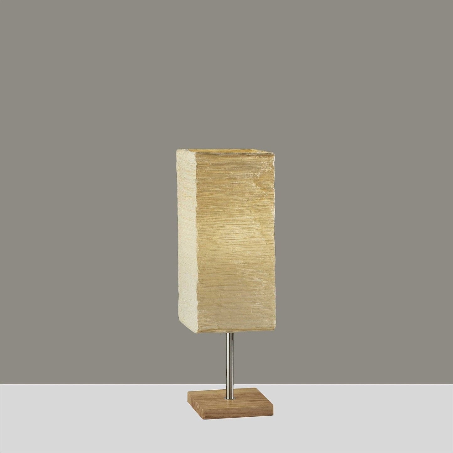 Paper Shade With Natural Wood Table Lamp | Mid Century Table Lamp, Japanese, Scandinavian, Desk Lamp, Bedside Light - TABLE LAMP -
