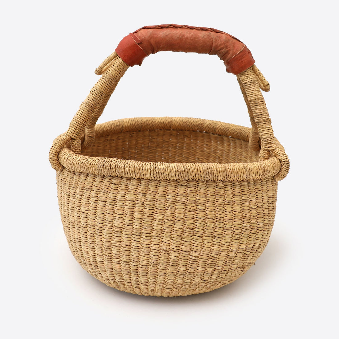 Raffia Wool Woven Storage Basket Dirty Laundry - HomeDecor -