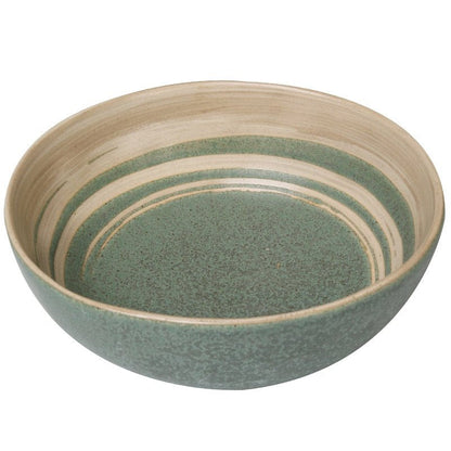 Ramen Bowl With 2 Tones In Matte | Rustic, Irregular, Stoneware, Asian, Japanese, Chinese, Farmhouse, Nordic, Scandinavian, Pasta, Noodles - -