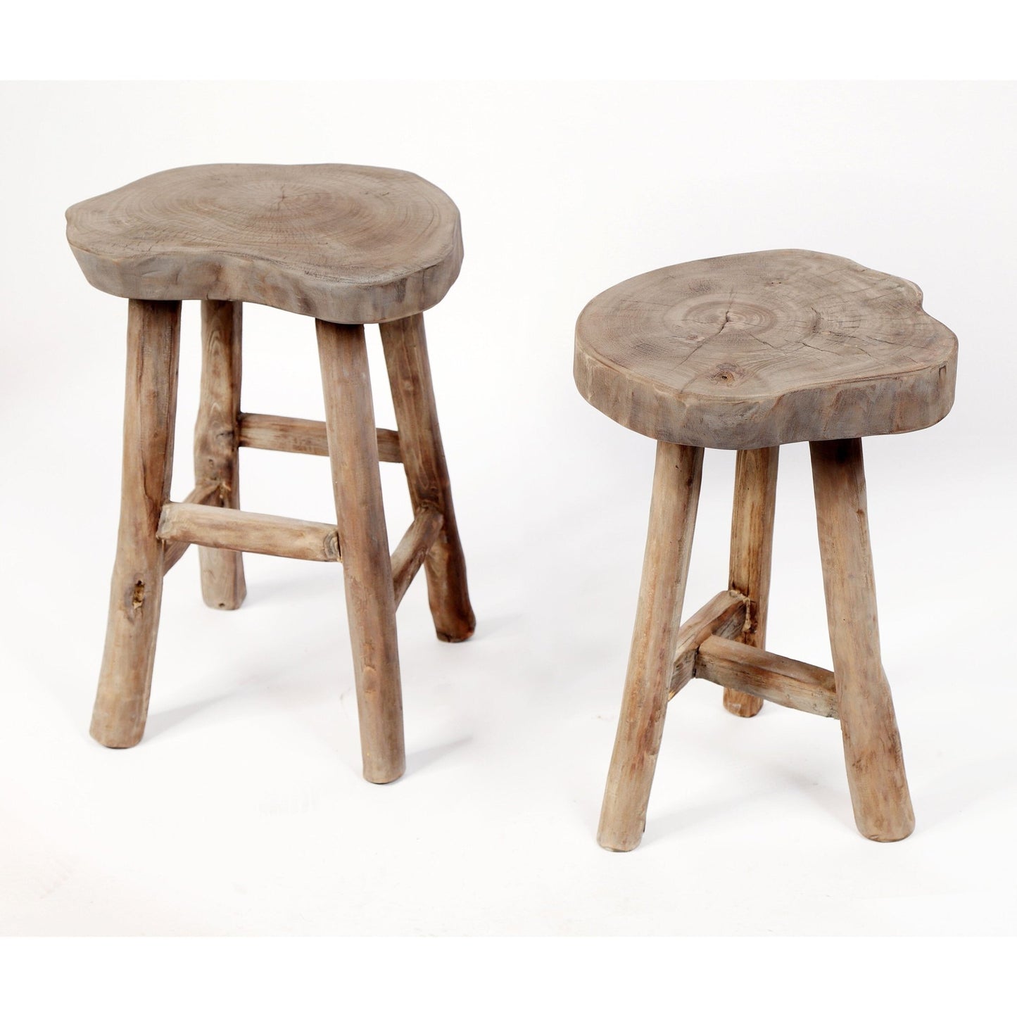Rustic Wooden Chair for Farmhouse | Decor Handmade, Creative Chair - -