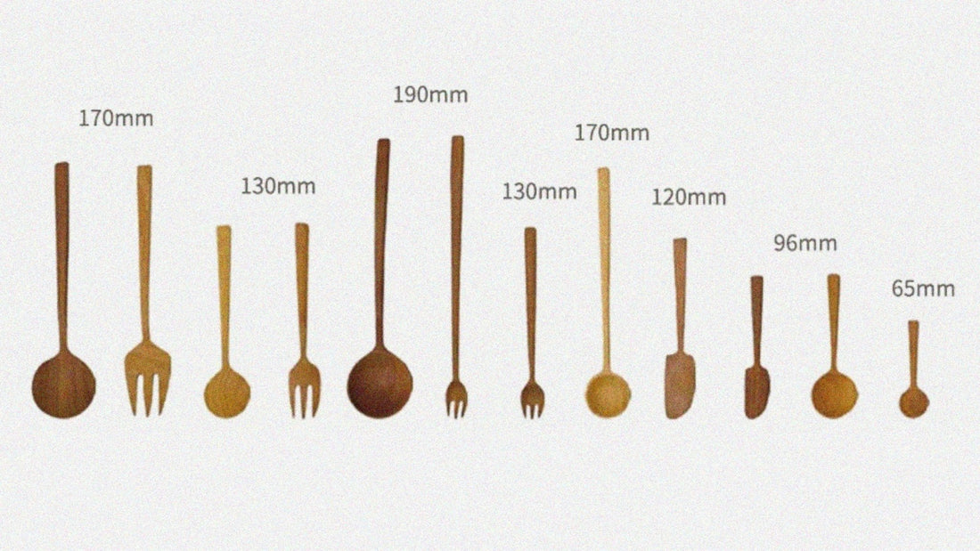 Set ofJapan 12 Wooden Kitchen Utensils | Housewarming Gift, Birthday Gift, Cooking Utensils, Wood Spoon Set, Utensils - -