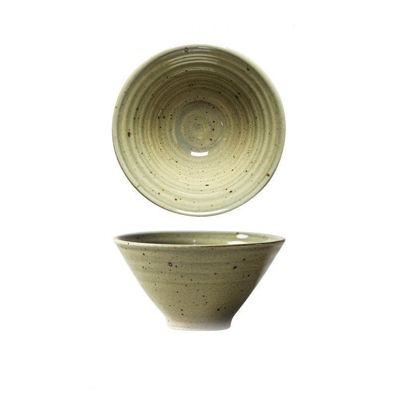 Stoneware Bow With Ring Texture | Cereals, Rice, Pasta, Fruit Bowl, Asian Soup Bowl, Stoneware Bowls - -