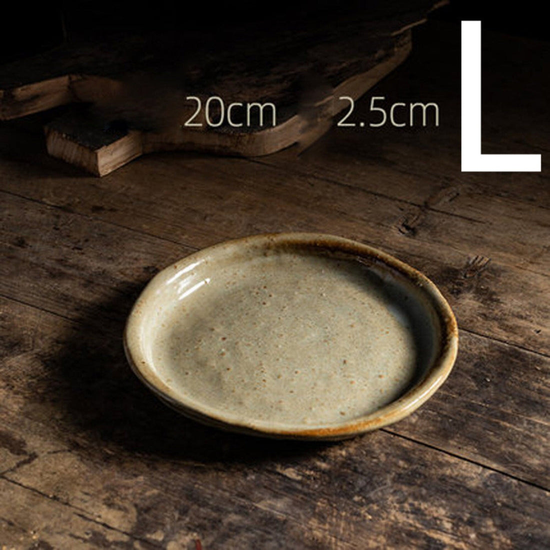 Stoneware Handmade Irregular Ice Cracked Ceramic Tableware - -