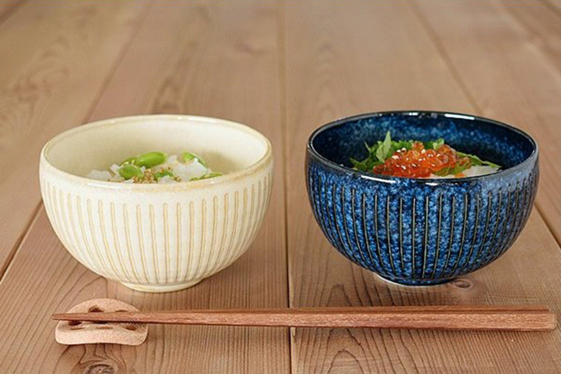 Stoneware Soup Bowl 11.16oz, Japan Imported | Rustic, Ceramics, Rough Pottery, Rice Bowl, Porridge Soup Bowl - -