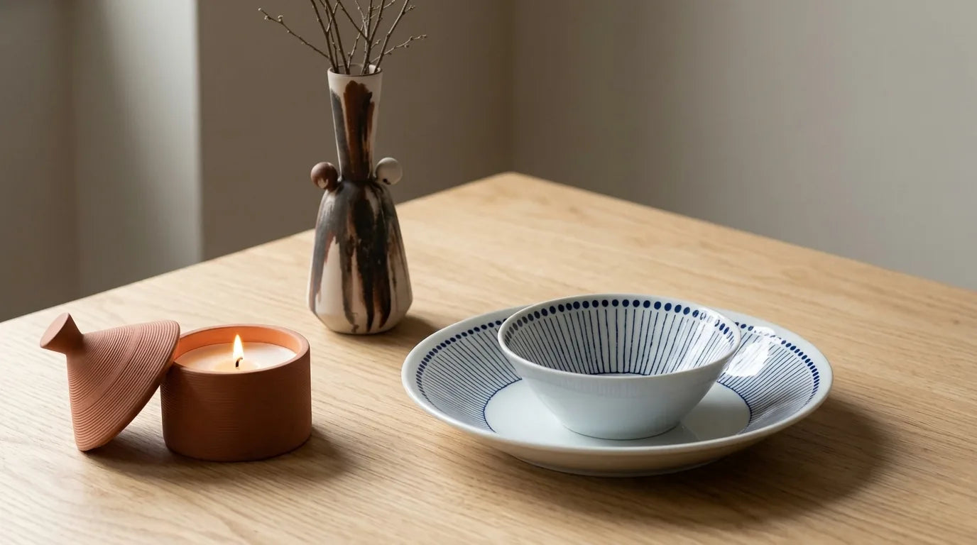 One ceramic story, not a crowded table