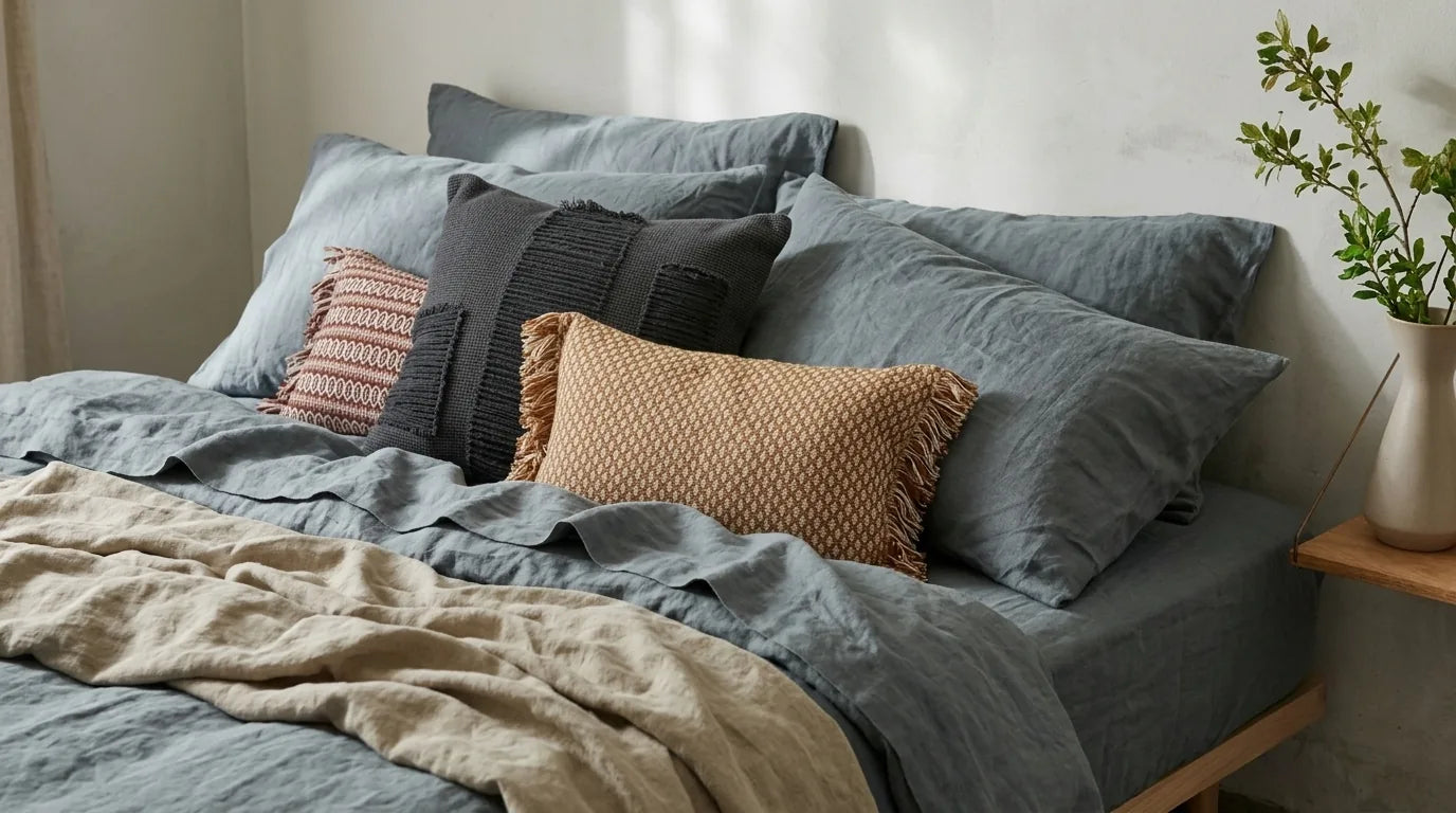 Bedding, pillows, and linen weight